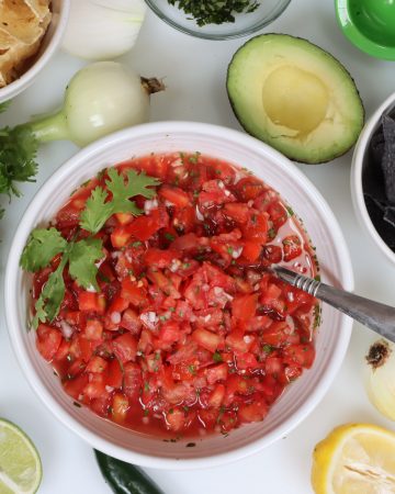 the best salsa you'll ever make with organic csa ingredients from clark farm in carlisle, ma