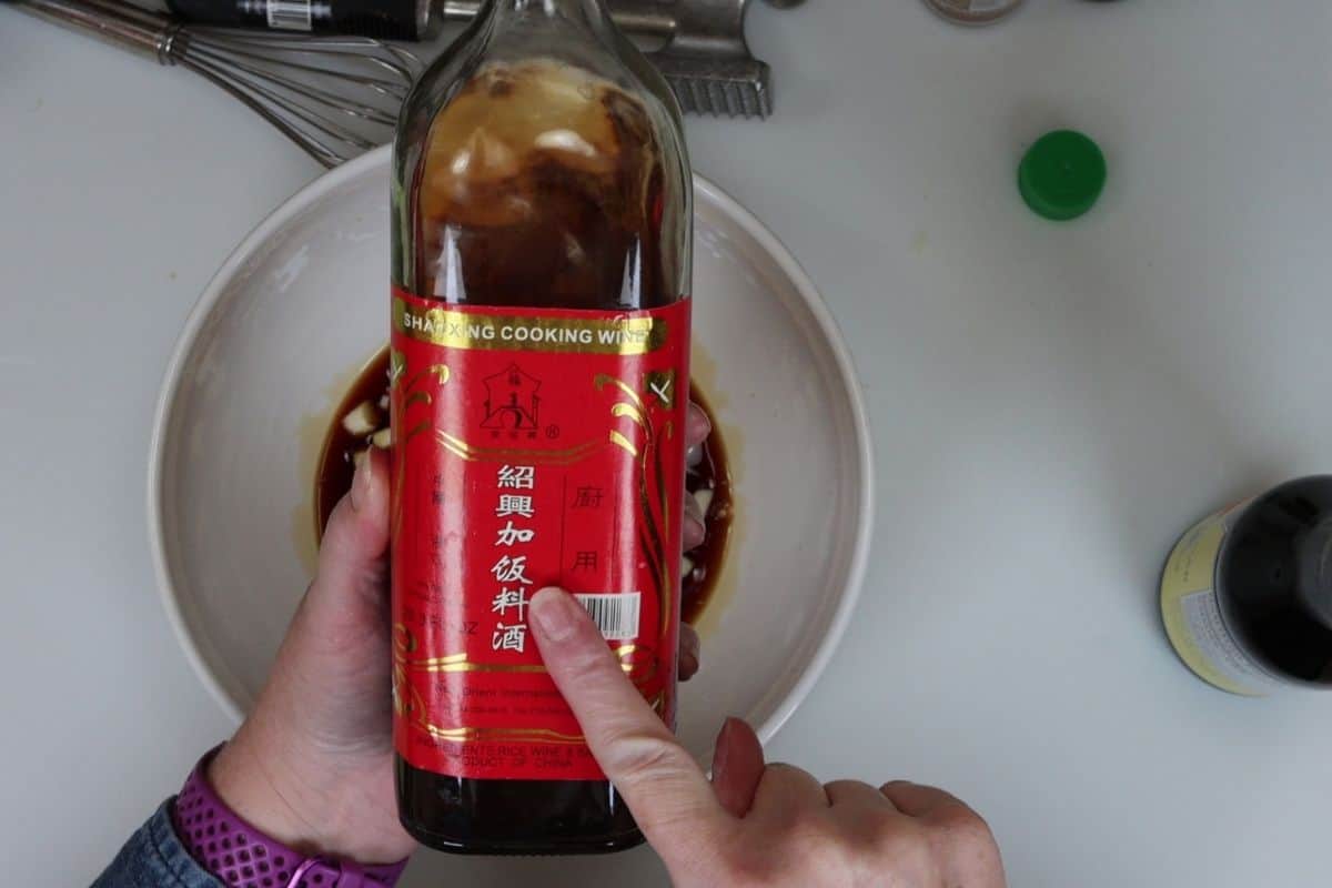 chinese cooking wine used in the marinade