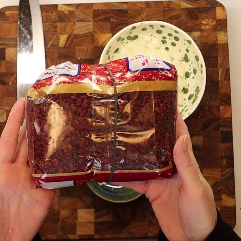 bag of barberries